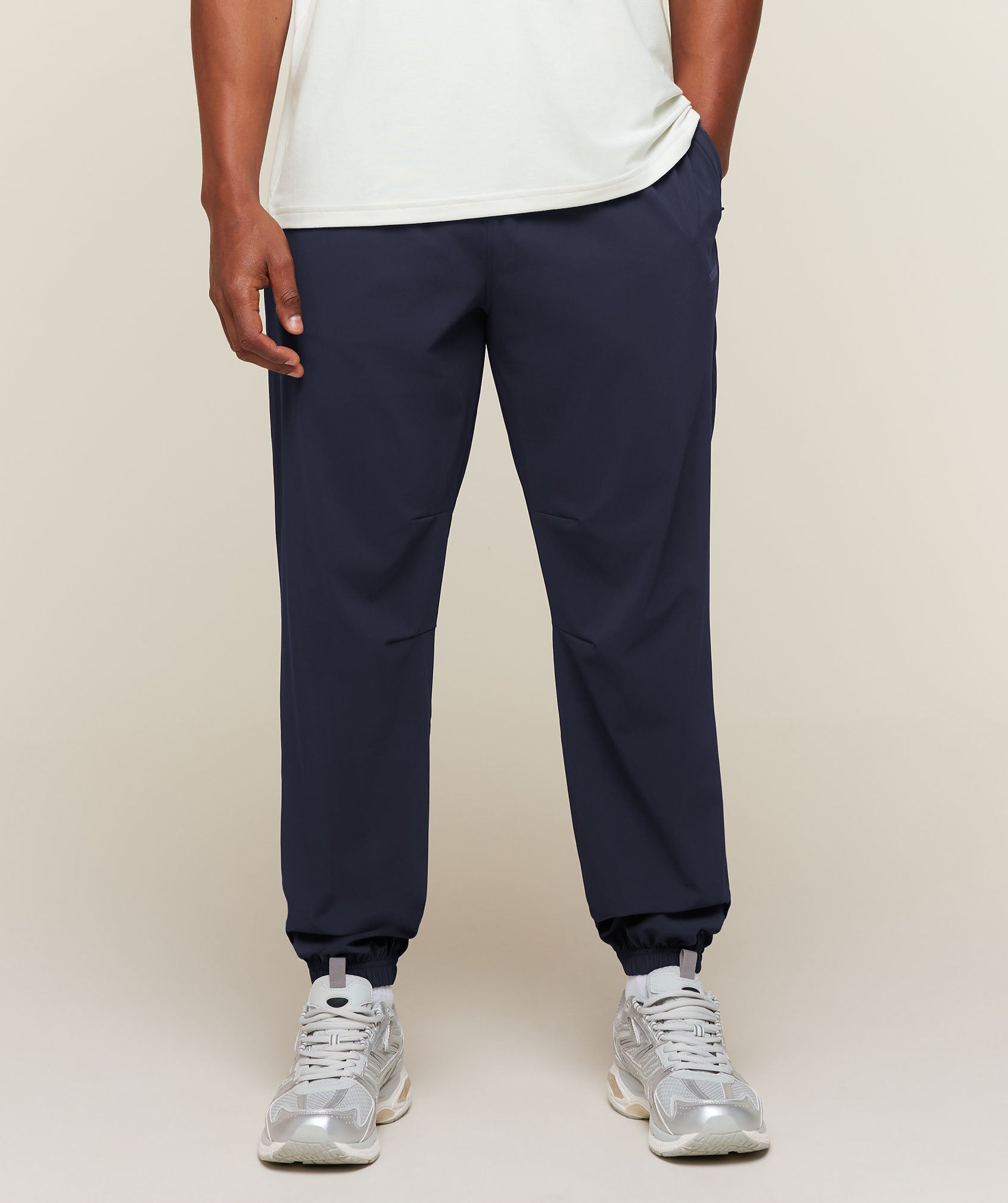 Campus Crest Cuffed Pants - Heavy Blue