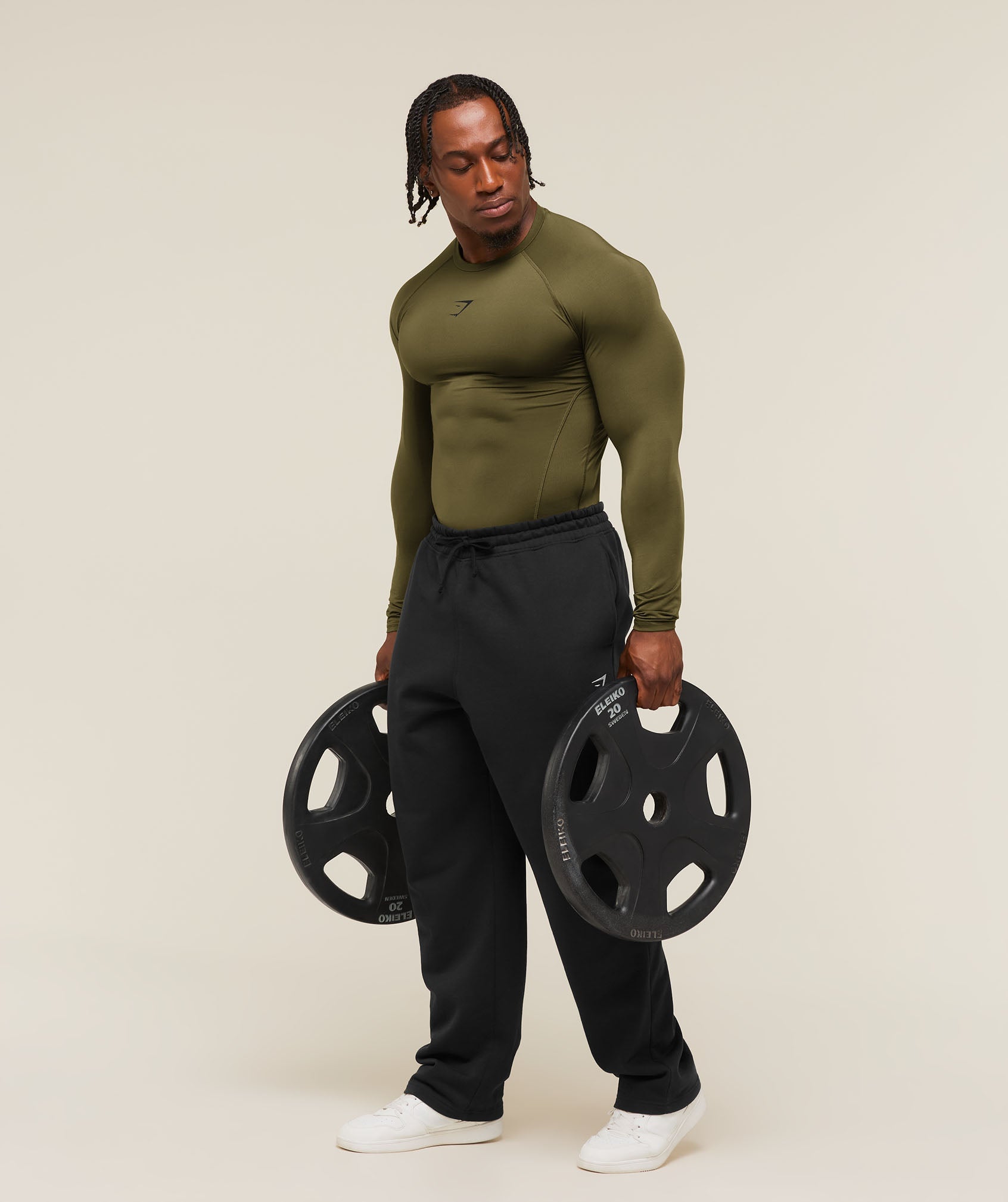 Element Baselayer Long Sleeve T-Shirt - Canvas Green