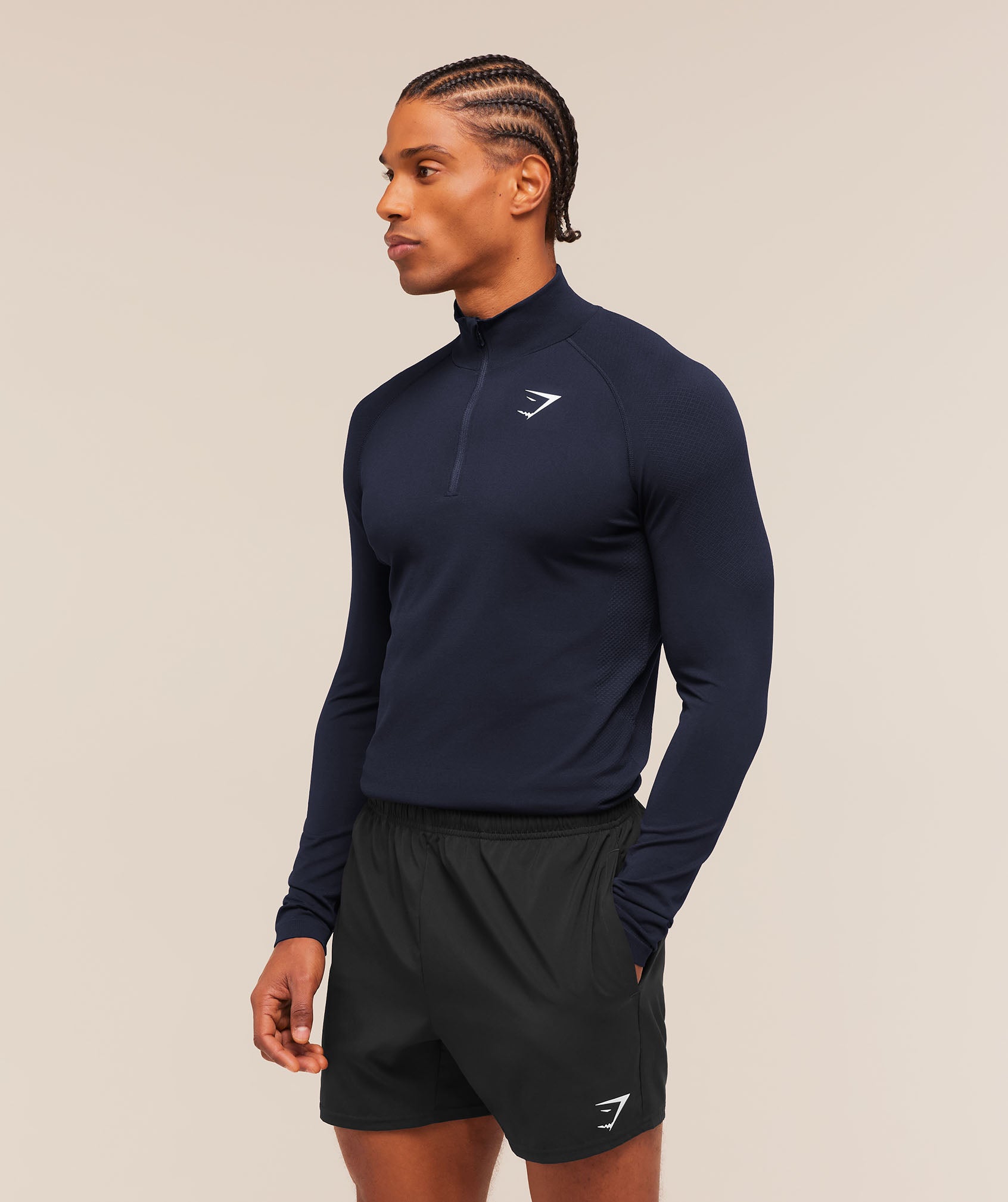 Vital 1/4 Zip - Navy/Heavy Blue