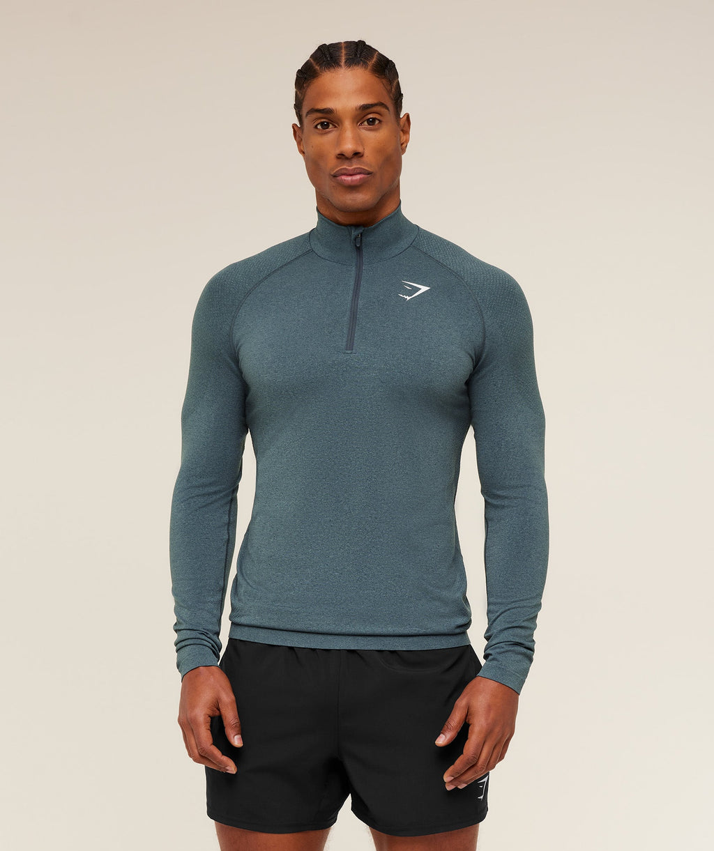 Vital 1/4 Zip - Iron Blue / Stealth Blue